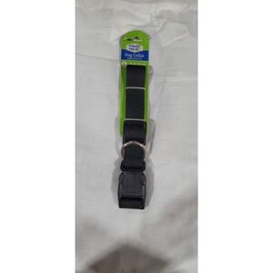 Forever Pals Adjustable Fit Dog Collar 23 Inch (58cm) Black New